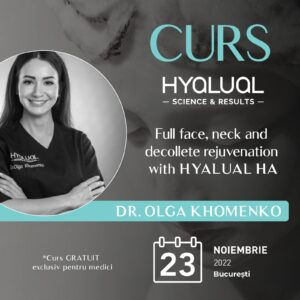 Rejuvenarea feței, gâtului și a zonei decolteu cu Hyalual, dr. Olga Khomenko