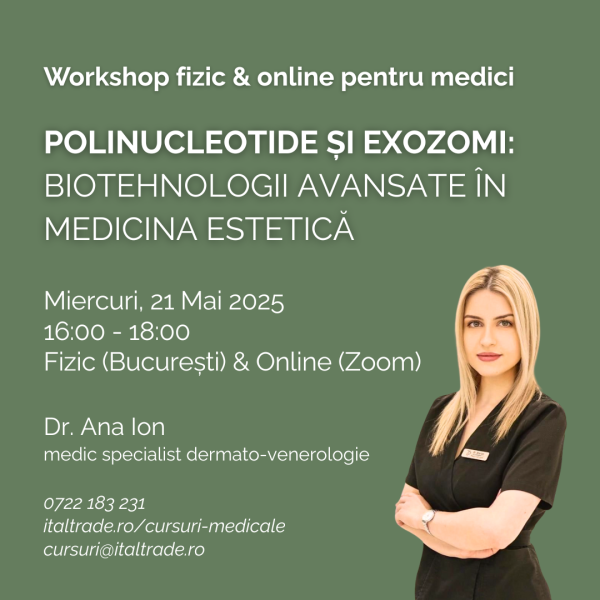 Workshop: Polinucleotide și Exozomi. Dr. Ana Ion