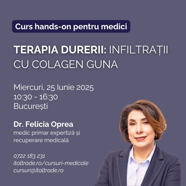 Terapia durerii: Infiltrații cu colagen - Dr. Felicia Oprea