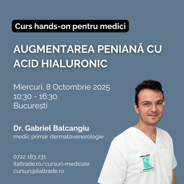 Curs: Augmentarea peniană cu acid hialuronic